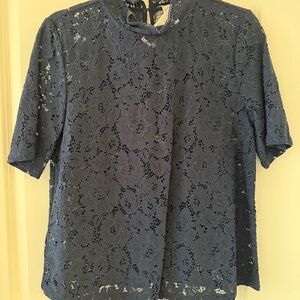 Lace top - Navy Blue